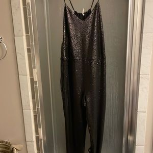 Free People sequin jumpsuit